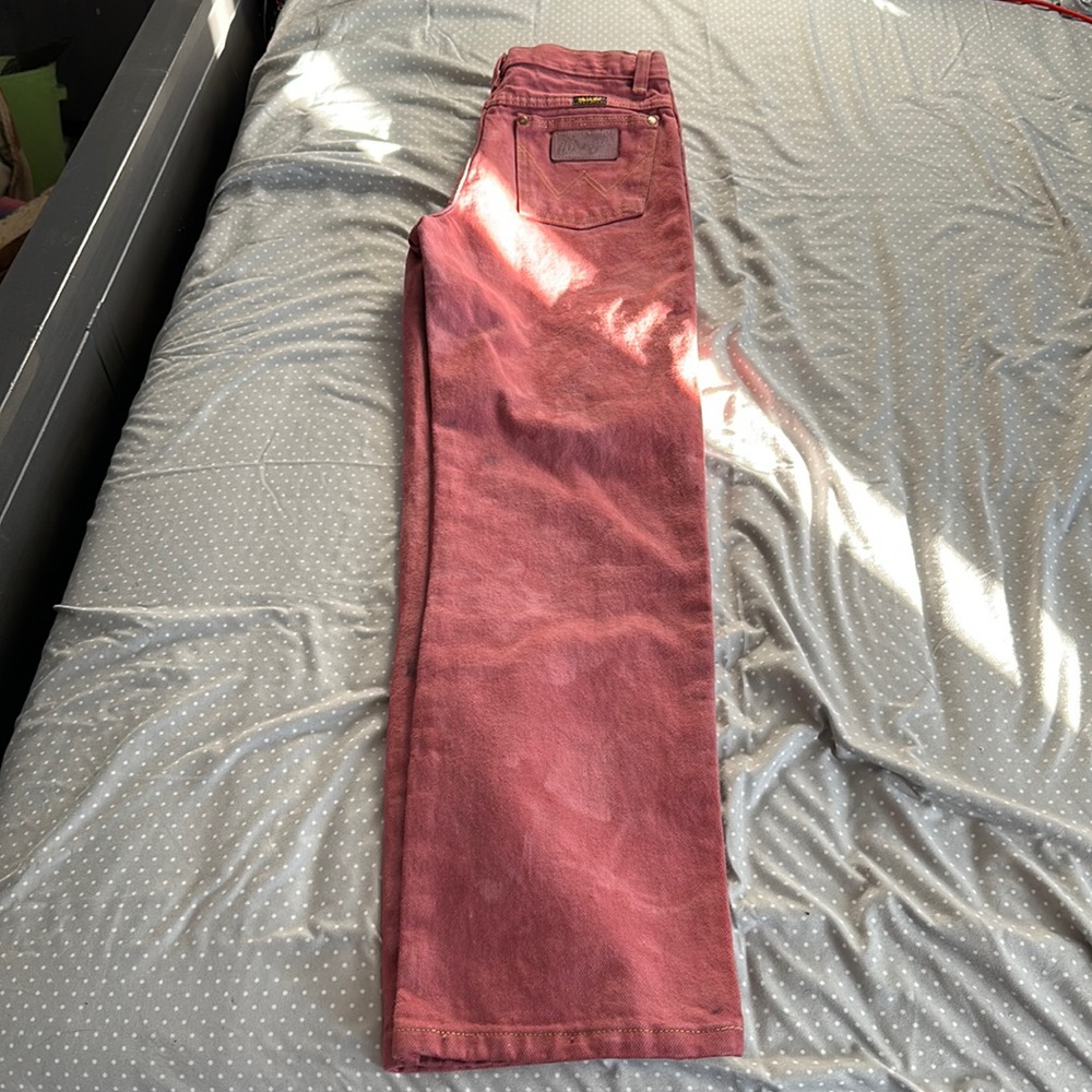 Dusty Pink Dyed Wranglers